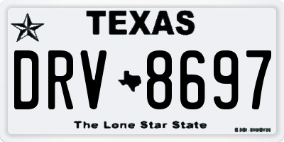 TX license plate DRV8697