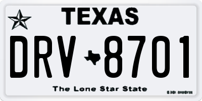 TX license plate DRV8701