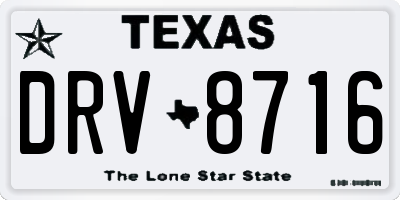 TX license plate DRV8716