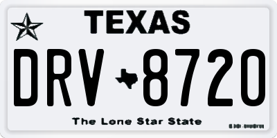 TX license plate DRV8720