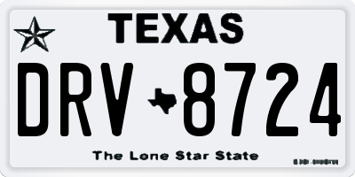 TX license plate DRV8724