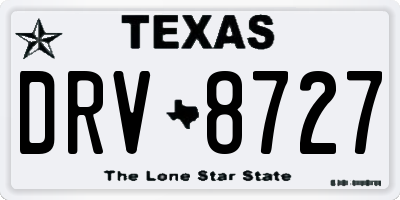 TX license plate DRV8727