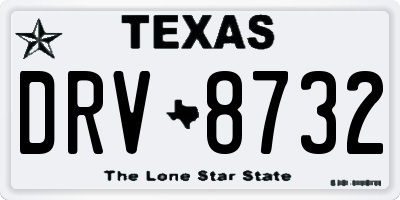 TX license plate DRV8732