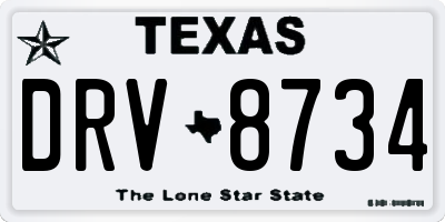 TX license plate DRV8734