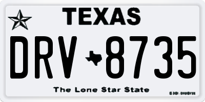 TX license plate DRV8735