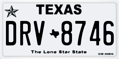 TX license plate DRV8746