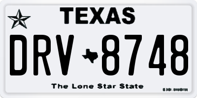 TX license plate DRV8748