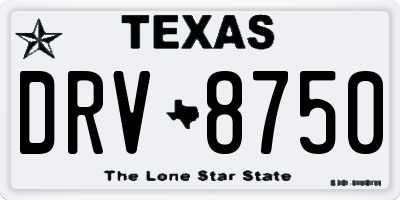 TX license plate DRV8750