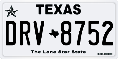 TX license plate DRV8752