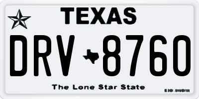 TX license plate DRV8760