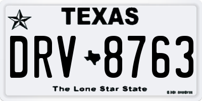 TX license plate DRV8763