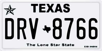 TX license plate DRV8766