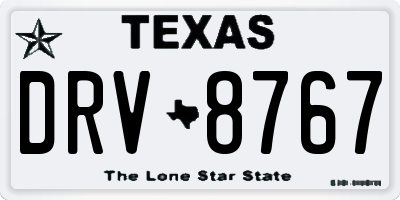 TX license plate DRV8767