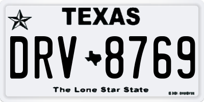 TX license plate DRV8769