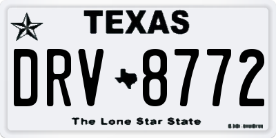 TX license plate DRV8772