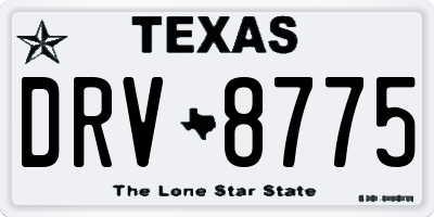 TX license plate DRV8775