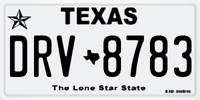 TX license plate DRV8783