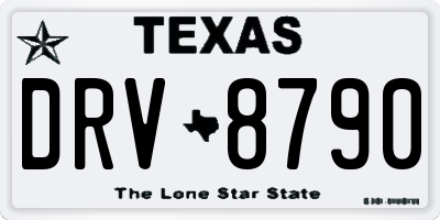 TX license plate DRV8790