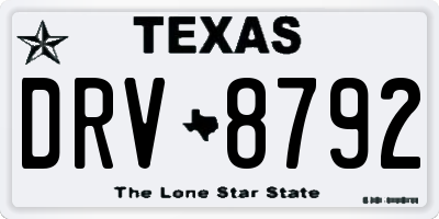 TX license plate DRV8792