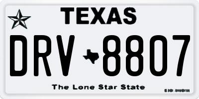 TX license plate DRV8807