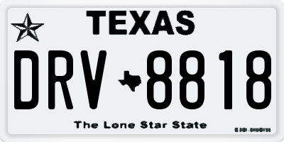 TX license plate DRV8818