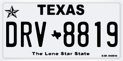 TX license plate DRV8819