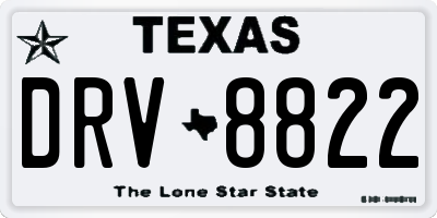 TX license plate DRV8822