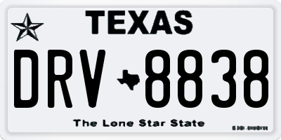 TX license plate DRV8838