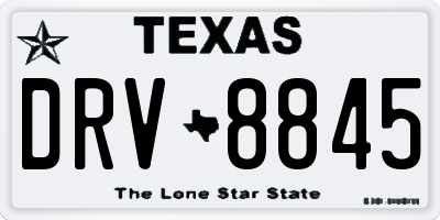 TX license plate DRV8845