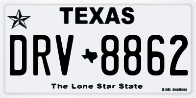 TX license plate DRV8862