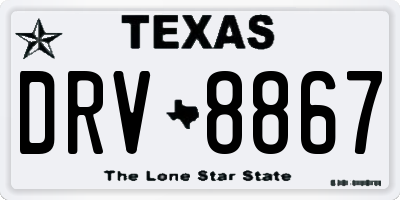 TX license plate DRV8867