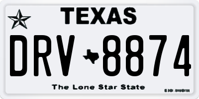 TX license plate DRV8874