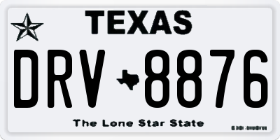 TX license plate DRV8876