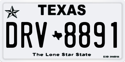 TX license plate DRV8891