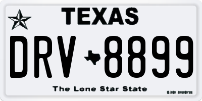 TX license plate DRV8899