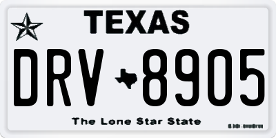 TX license plate DRV8905