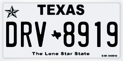 TX license plate DRV8919