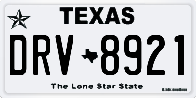 TX license plate DRV8921