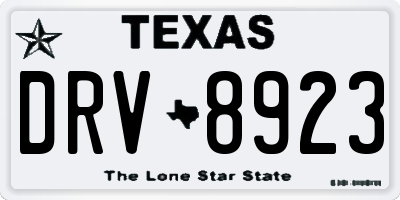 TX license plate DRV8923