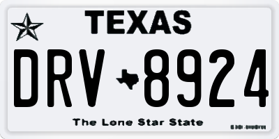 TX license plate DRV8924