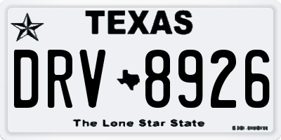 TX license plate DRV8926