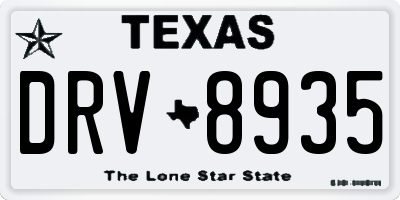 TX license plate DRV8935