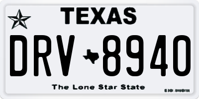 TX license plate DRV8940