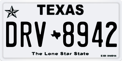 TX license plate DRV8942