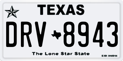 TX license plate DRV8943