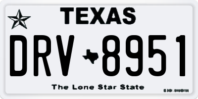 TX license plate DRV8951