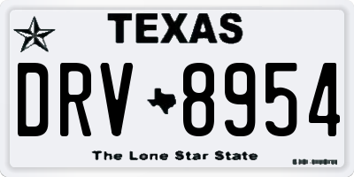 TX license plate DRV8954