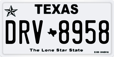 TX license plate DRV8958