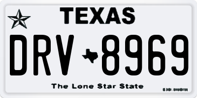 TX license plate DRV8969