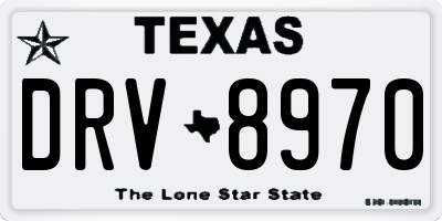 TX license plate DRV8970